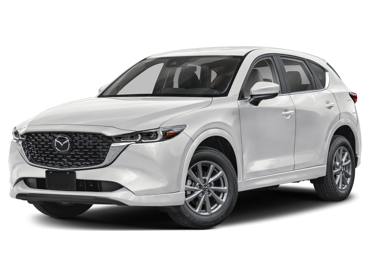 2024 Mazda Mazda CX-5 2.5 S Select Package in Rhodium White Metallic — front three-quarter view