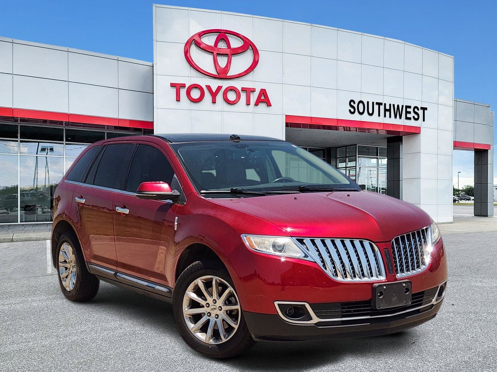 2013 Lincoln MKX Base in Ruby — front three-quarter view