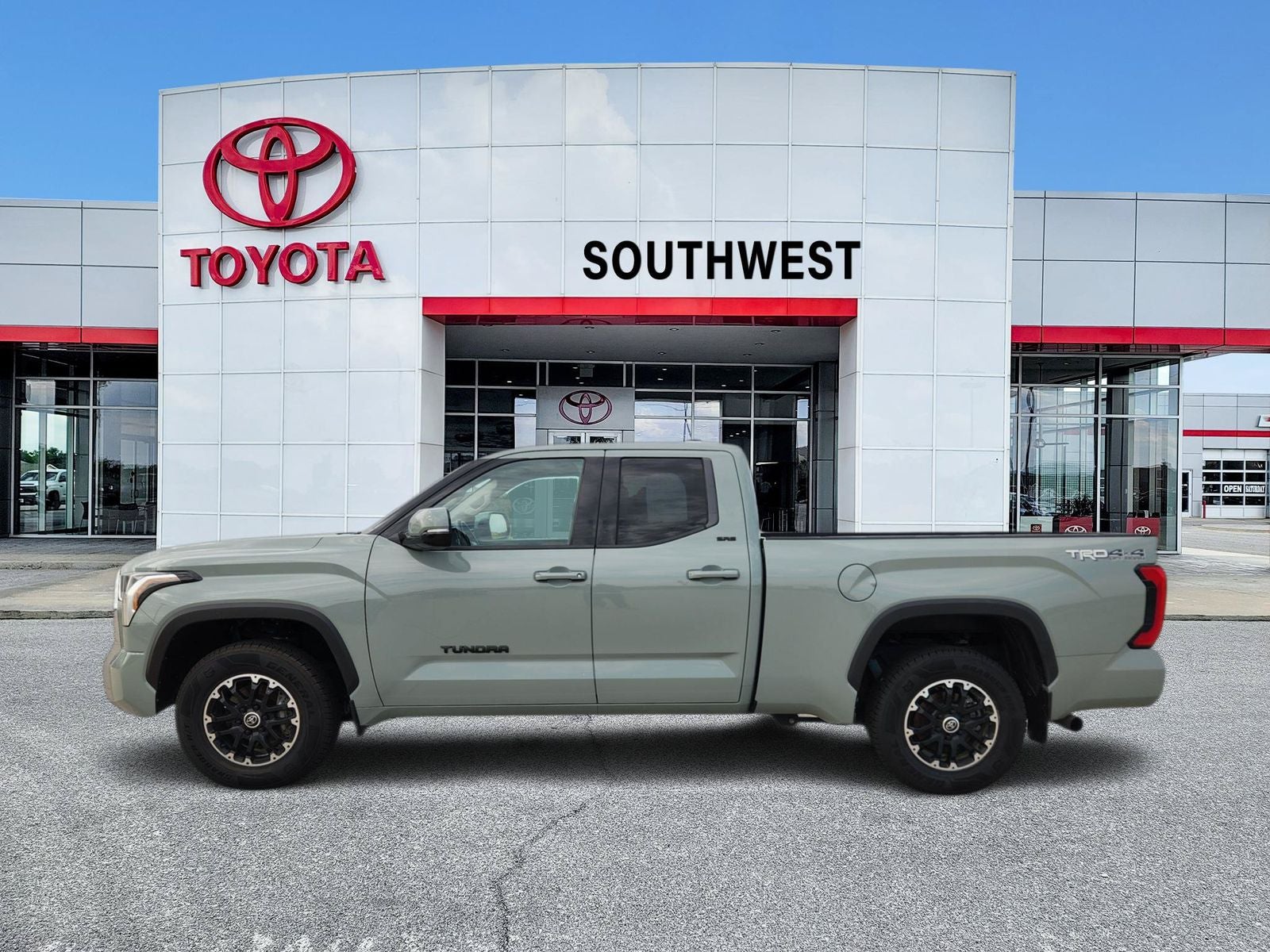 2022 Toyota Tundra — rear three-quarter view