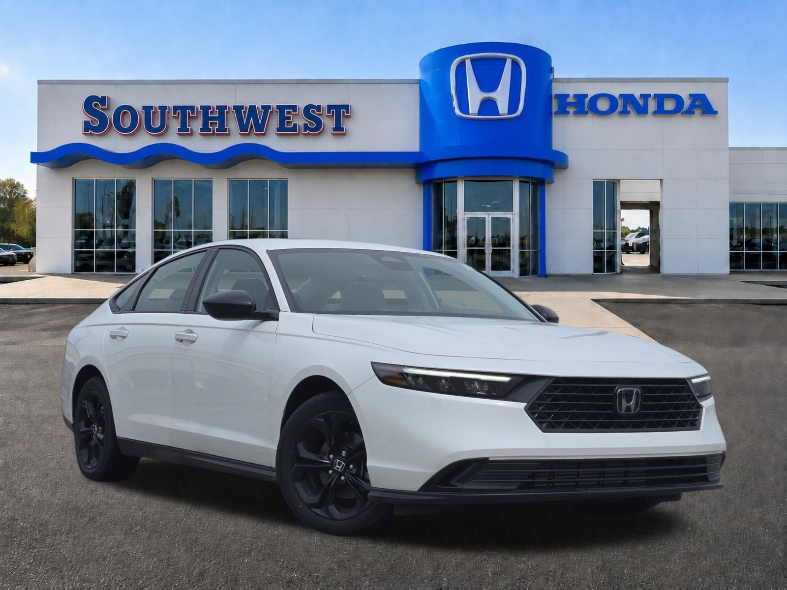2025 Honda Accord SE in Platinum White Pearl — front three-quarter view