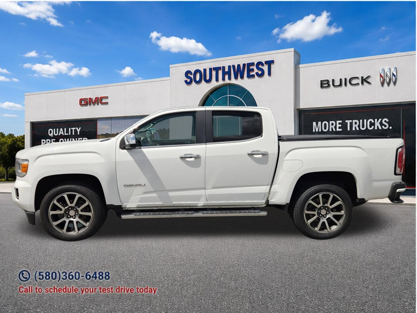 2020 GMC Canyon — rear three-quarter view