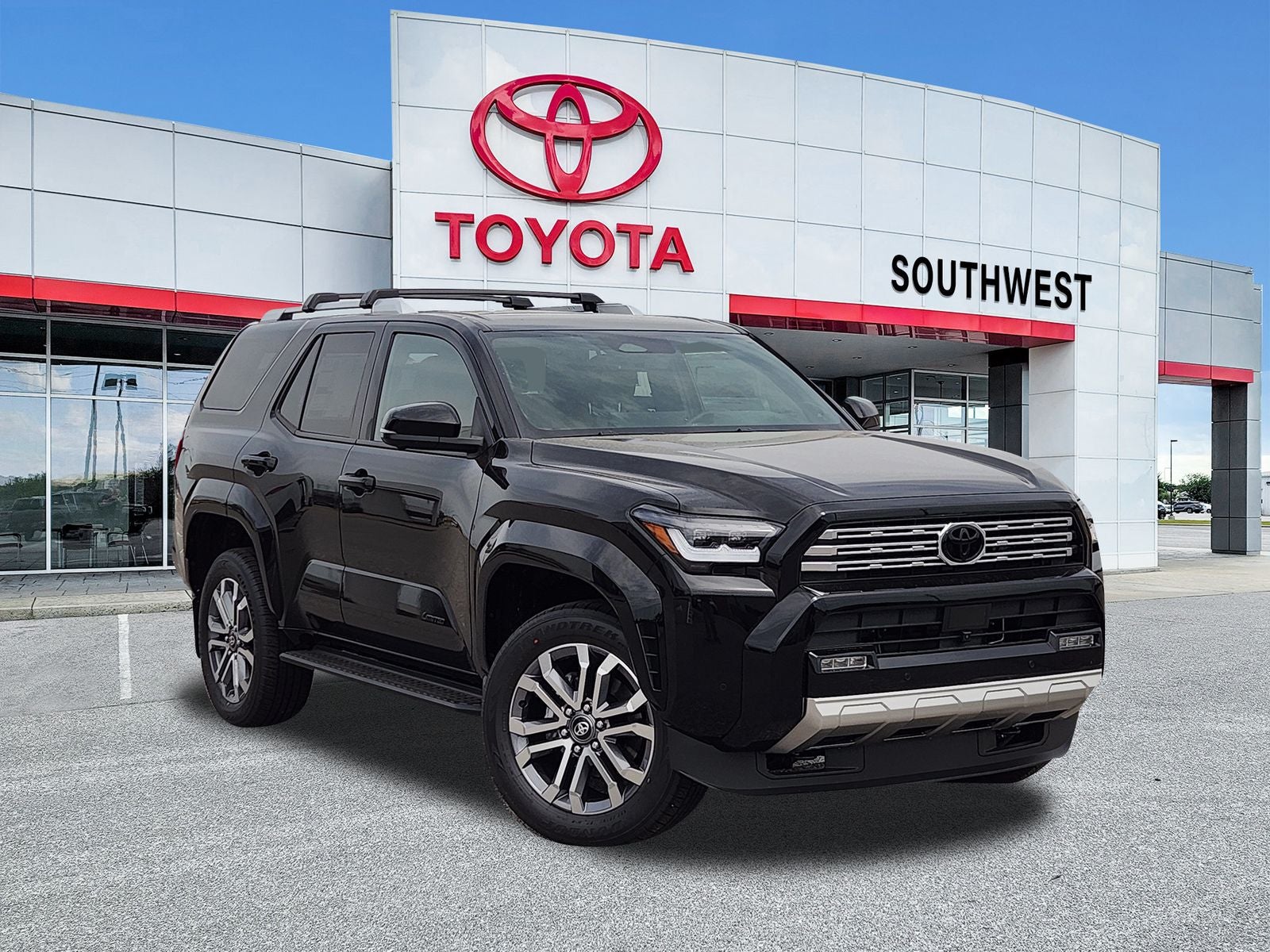 2026 Toyota 4Runner Limited in Black — front three-quarter view